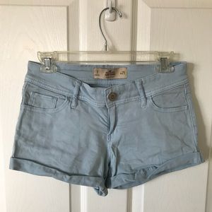 Light blue hollister shorts